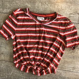 Stripe crop top